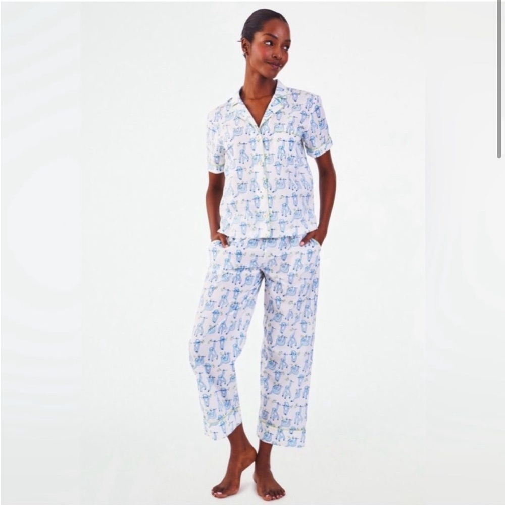 Roller Rabbit Sleepy Sloth Pajama Set
